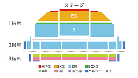 フェスティバルホール 座席表