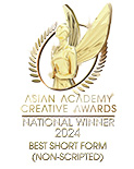 Image : asian academy creative awards national winner 2024 best short form(non-scripted)