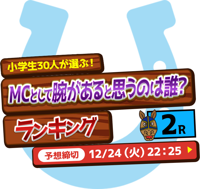 【2R】小学生30人が選ぶ！MCとして腕があると思うのは誰？ランキング